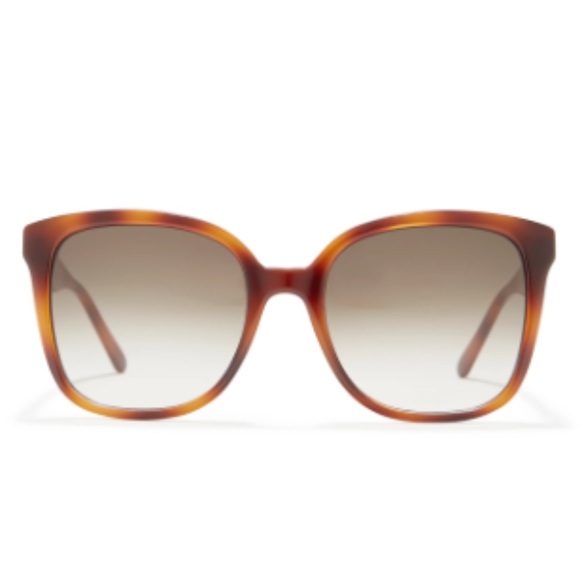 Salvatore Ferragamo 56mm Square Brown Designer Sunglasses main image 4